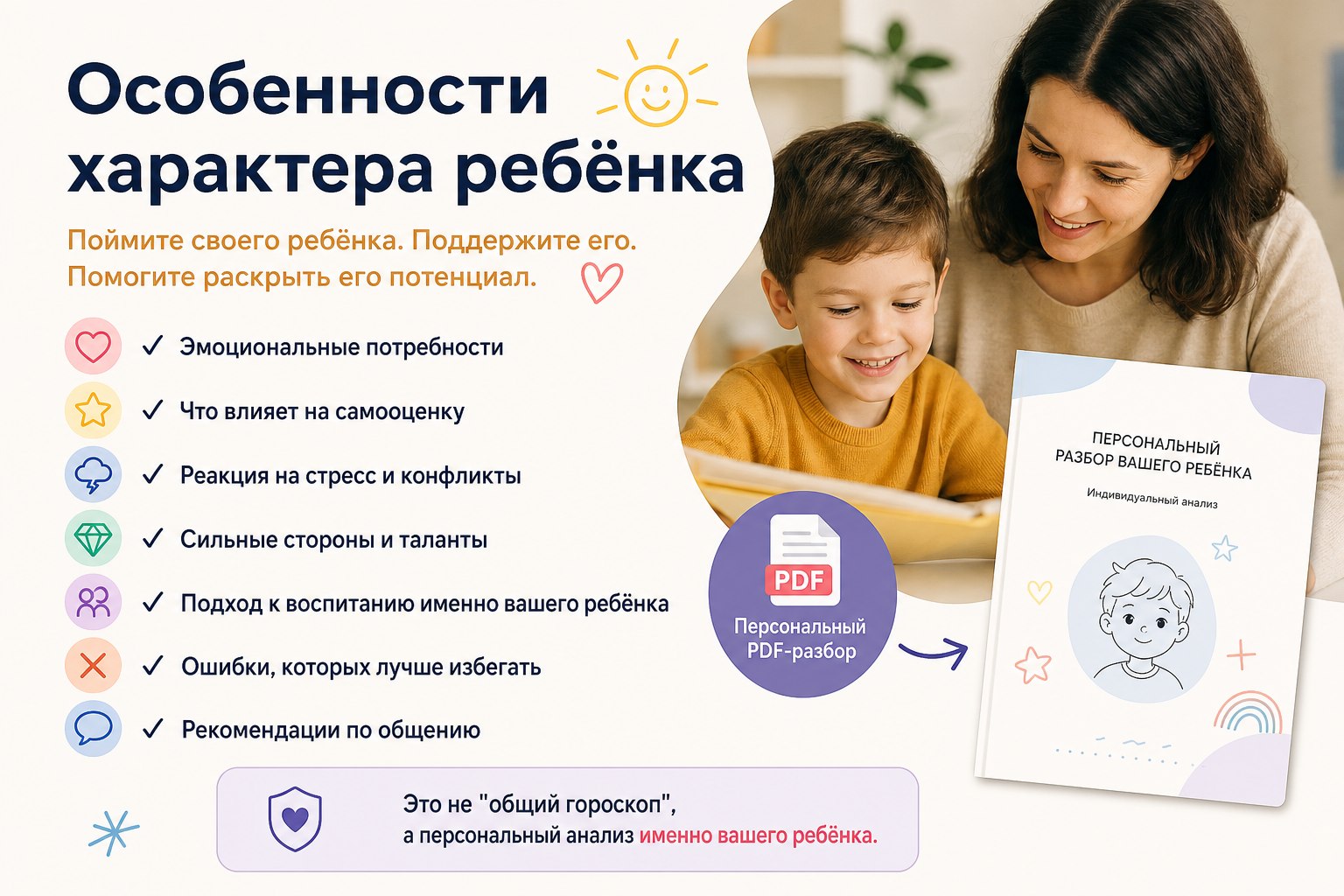 PDF разбор ребёнка